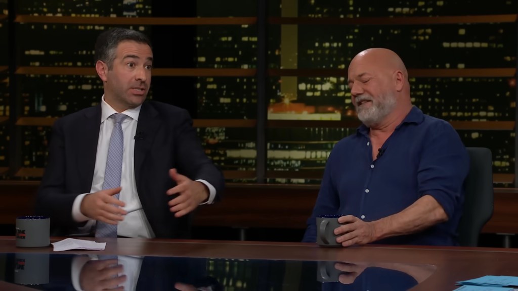 Ari Melber and Andrew Sullivan battle on HBO's Real Time with Bill Maher