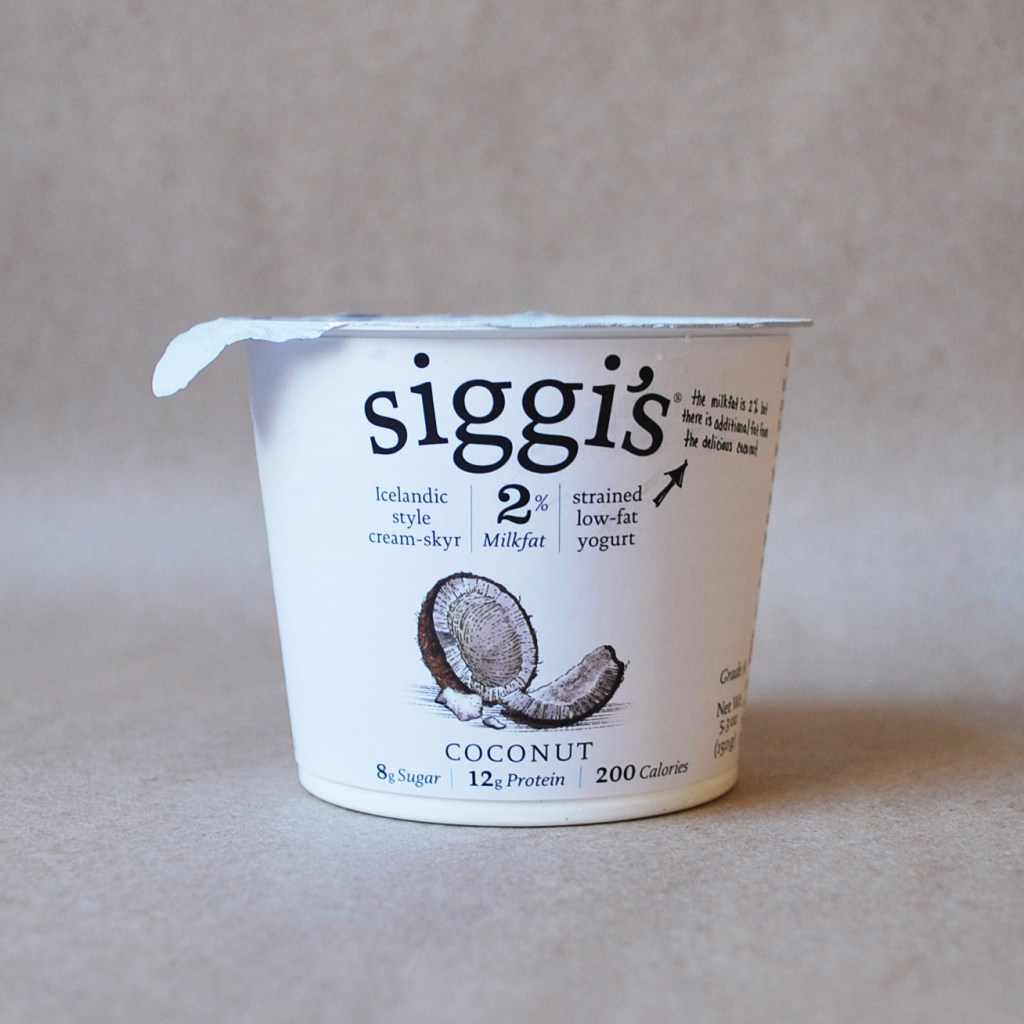 Siggi's coconut yogurt