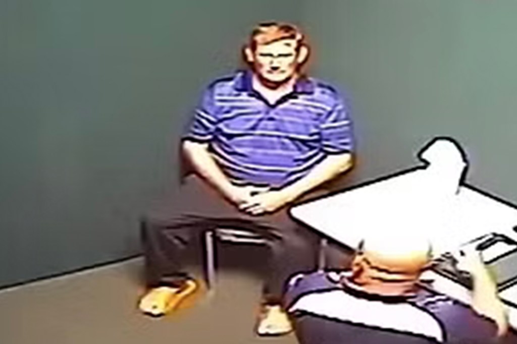 Jerry Odum during his interrogation.