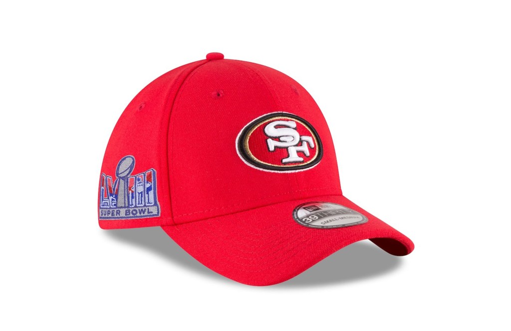 San Francisco 49ers New Era Super Bowl LVIII Side Patch 39THIRTY Flex Fit Hat