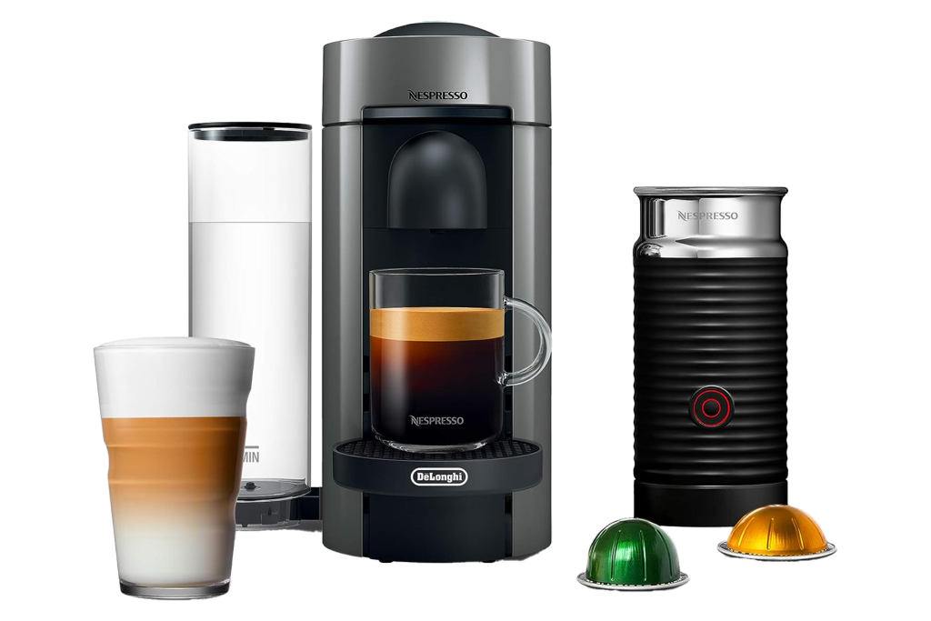 Nespresso VertuoPlus Coffee and Espresso Machine with Milk Frother