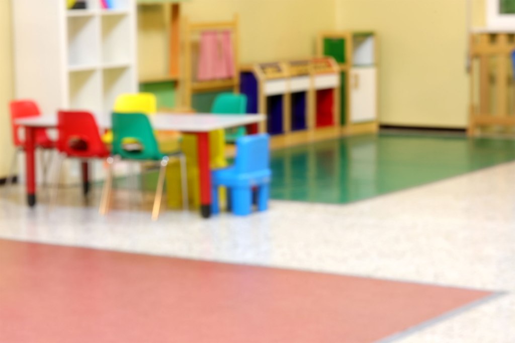 A kindergarten classroom.