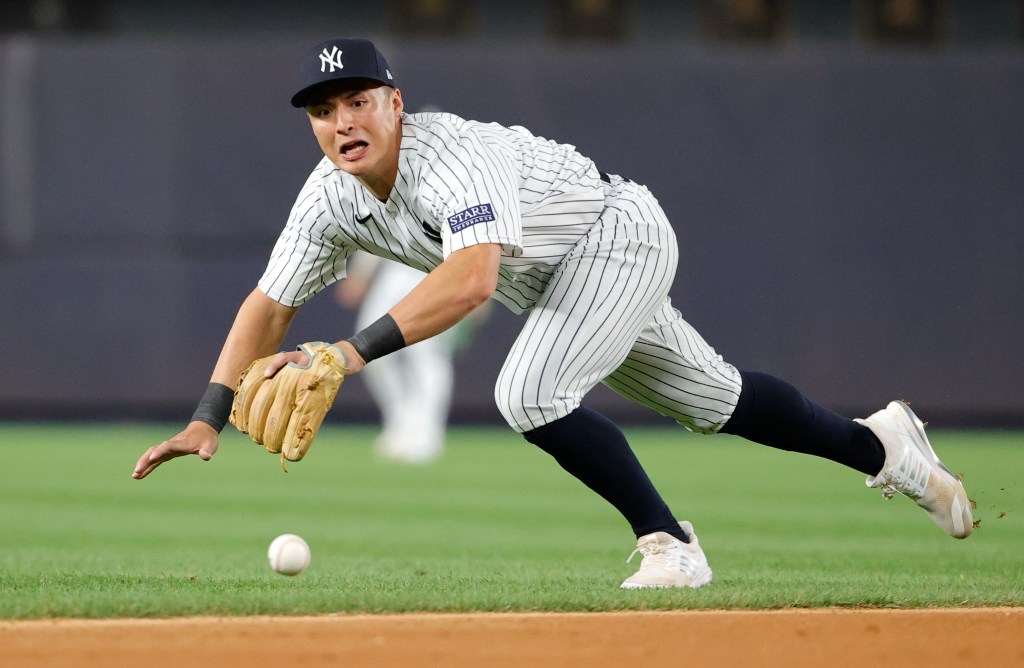 Anthony Volpe was the first rookie in Yankees' history to win the Gold Glove award.