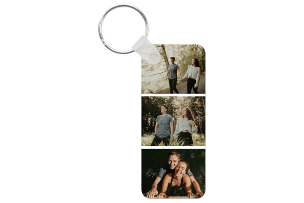 Shutterfly Gallery of Three Portrait Key Ring