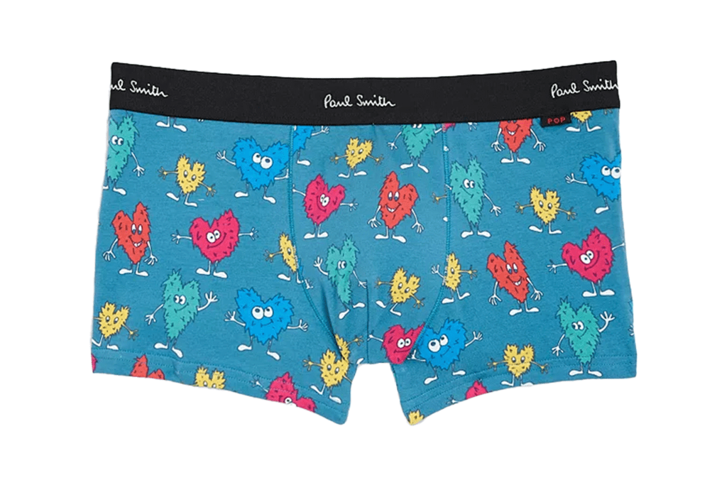 Paul Smith Furry Heart Print Trunks