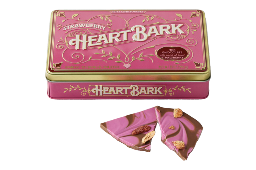 Williams Sonoma Strawberry Heart Bark