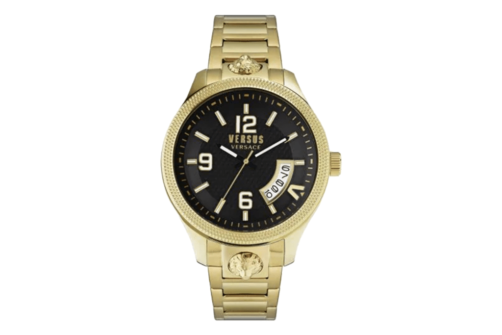 Versus Versace Reale 44mm Gold Stainless Steel Bracelet Watch