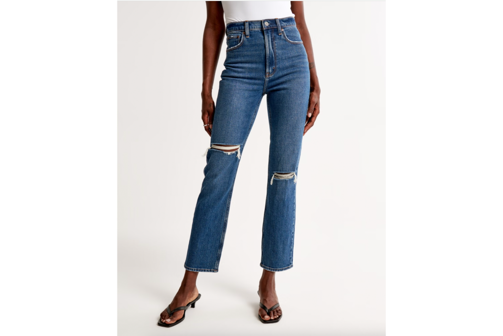 Ultra High Rise Ankle Straight Jean