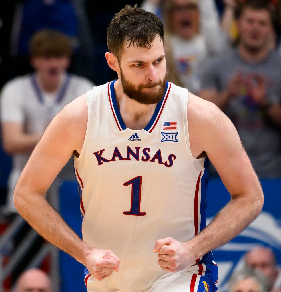 Center Hunter Dickinson is one of the key contributors for Kansas.