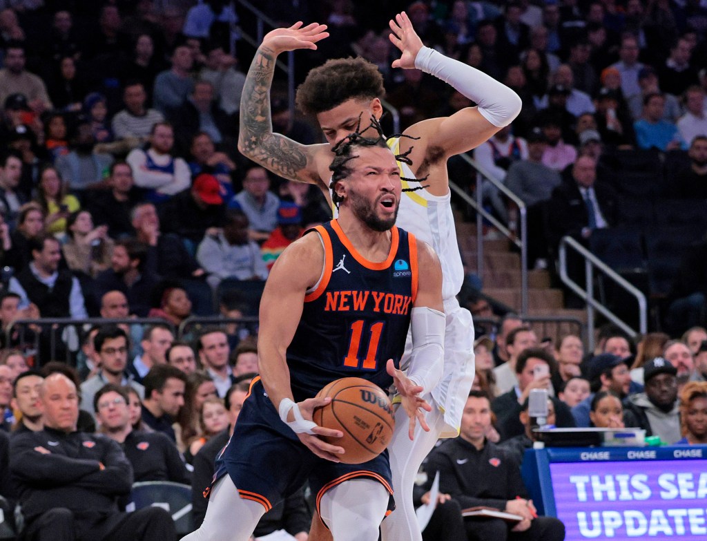 Jalen Brunson, driving to the basket during the Knicks' win over the Jazz, is expected to be named an All-Star on Thursday.