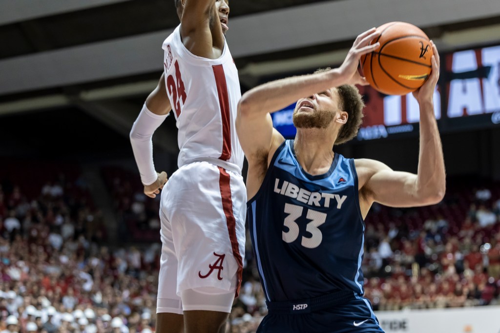 Liberty forward Shiloh Robinson (33) 