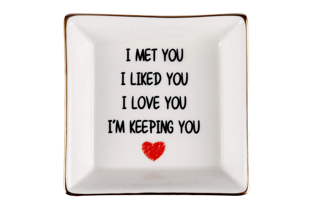 AREOK Valentine's Day Trinket Dish