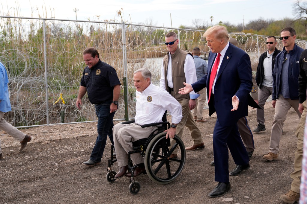 Donald Trump and Greg Abbott