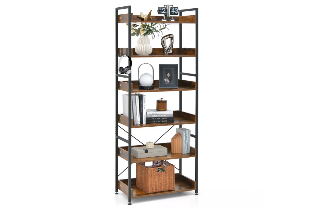 Costway 6-Tier Bookshelf