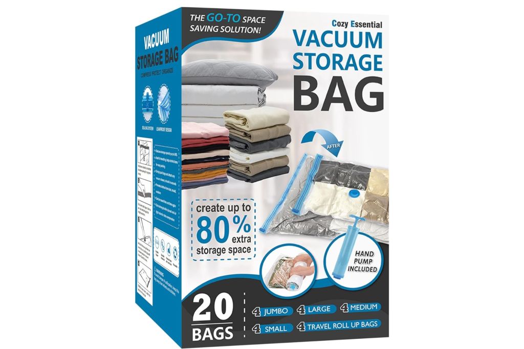 A packet of vacuum bags for clothes