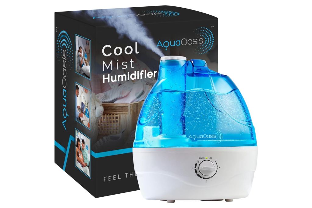 Amazon's bestselling products: a humidifier and box.