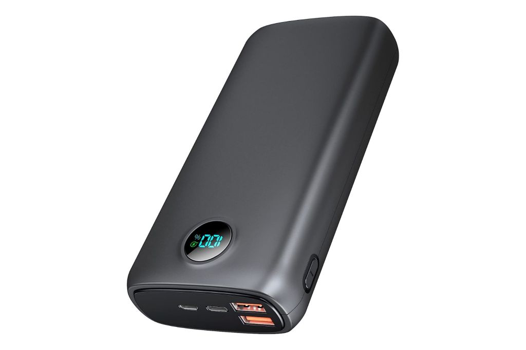 Portable power bank with LED display