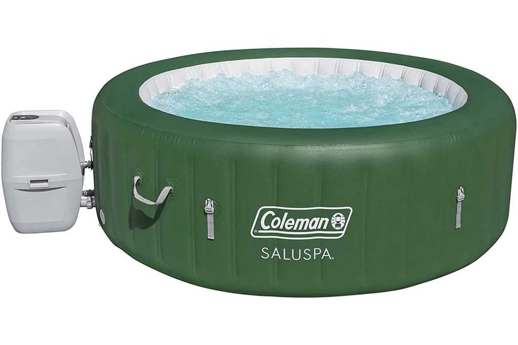 Coleman SaluSpa Inflatable Hot Tub, green