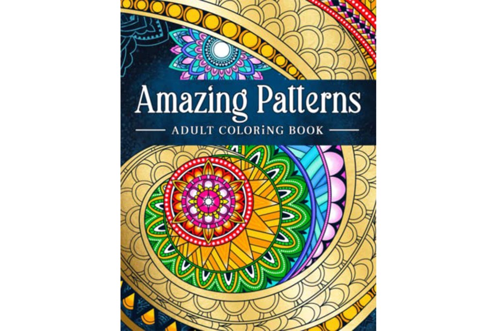 "Amazing Patterns: Adult Coloring Book" by Coloring Book Kim