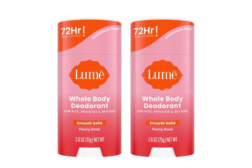 Two deodorant sticks