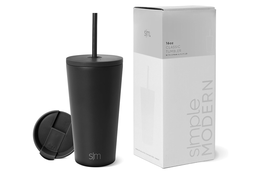 Simple Modern Insulated Tumbler with Lid and Straw