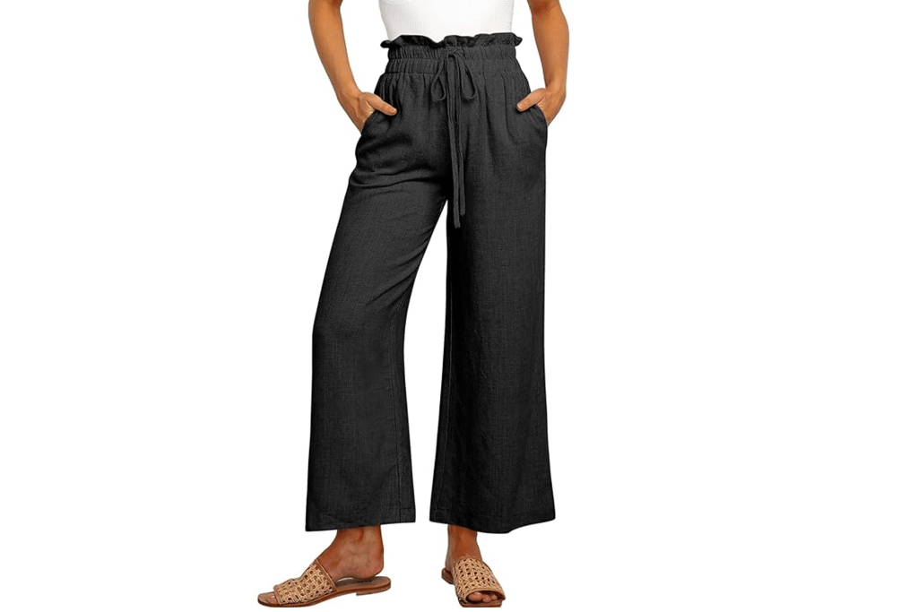 ANRABESS High Waist Linen Pants