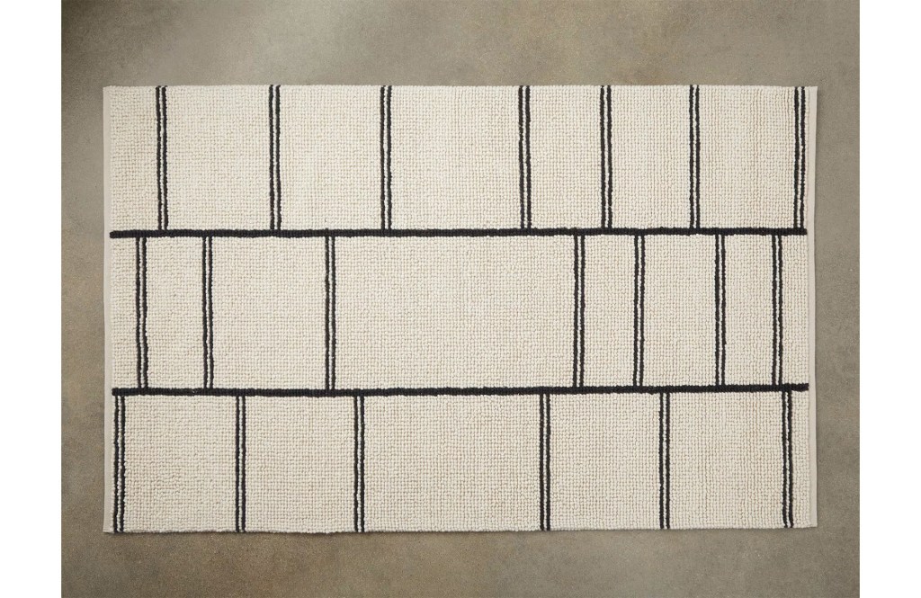 Ladder Stripe Wool Rug
