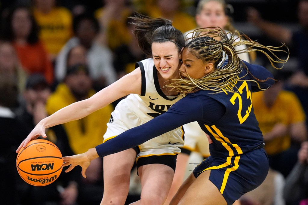 It has become difficult for Iowa to get Caitlin Clark the shots that she wants.