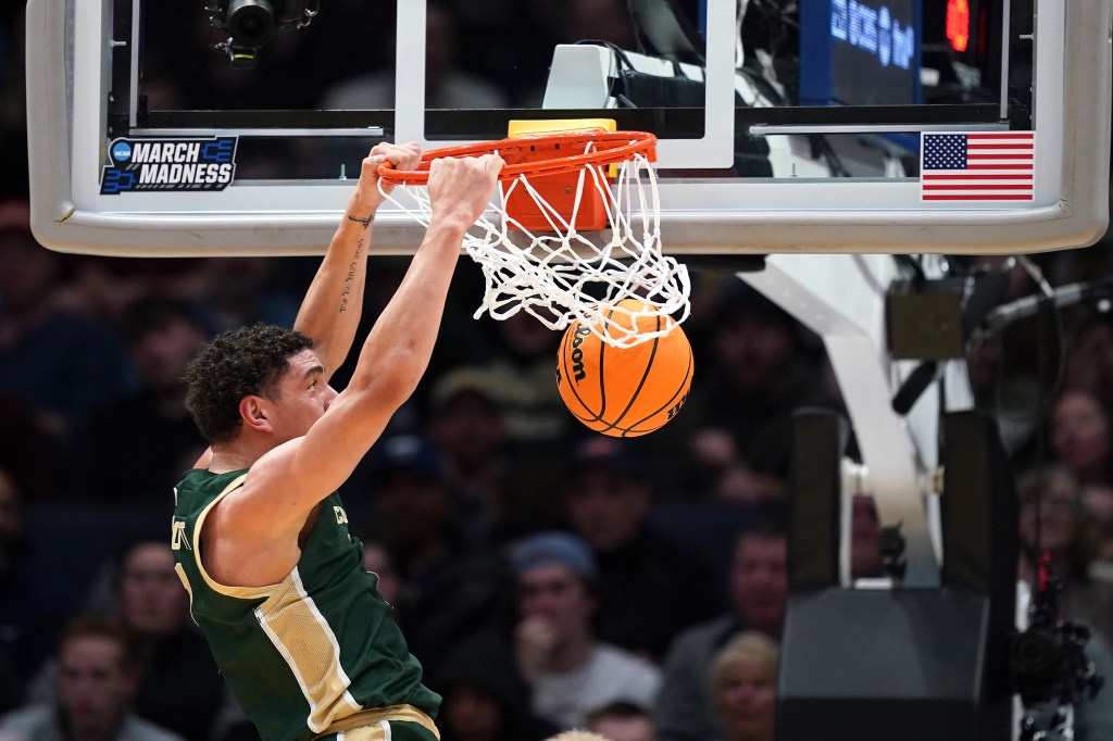 Joel Scott, who had had 23 points and 11 rebounds, in Colorado State's win over Virginia.