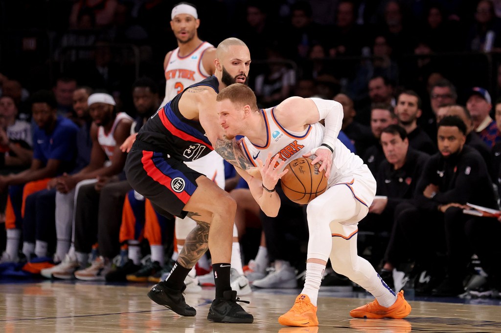 Donte DiVincenzo needs just seven 3-pointers to match Evan Fournier's Knicks mark.