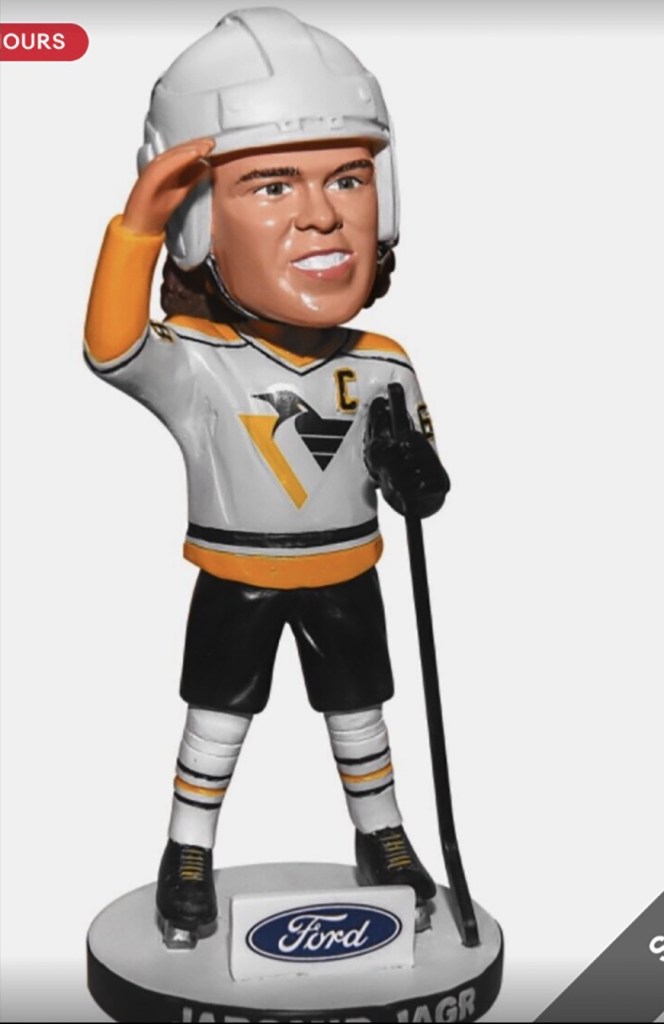 The shipment of Jaromír Jágr bobbleheads that was stolen has been recovered.