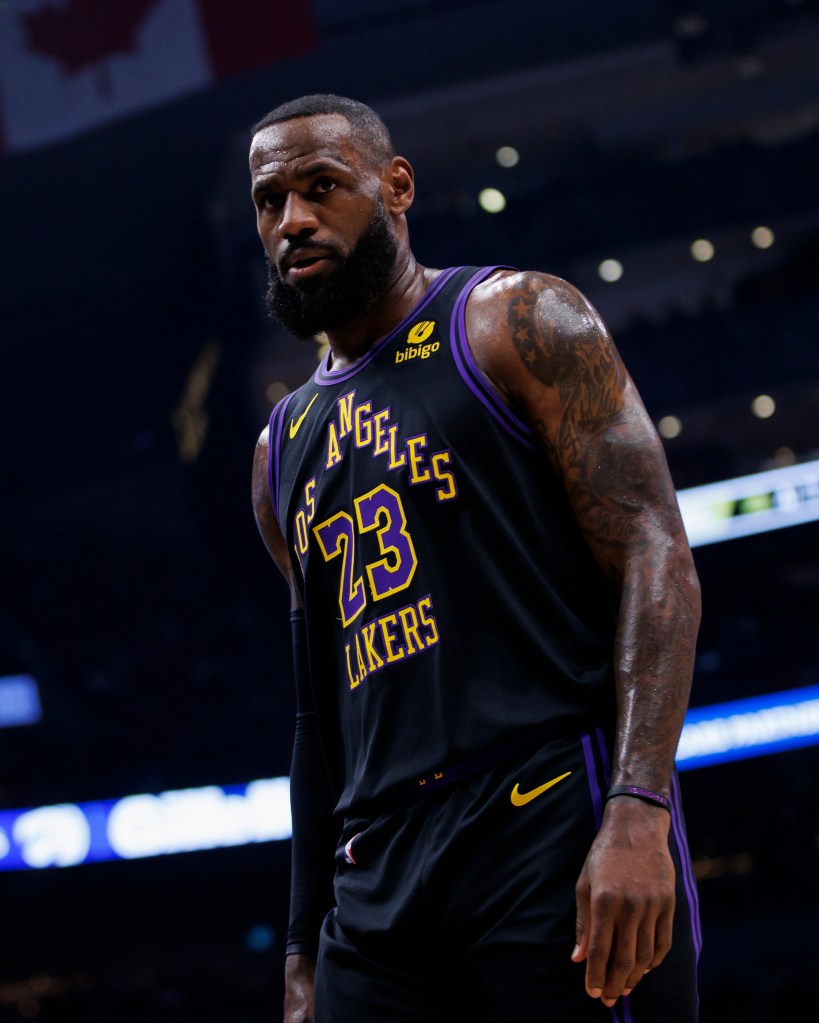 LeBron James said Bronny still has some "tough" decisions to make on his future.