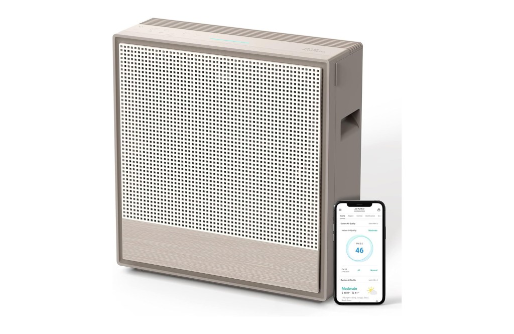 Coway Airmega 250S App-Enabled Smart Technology, Compatible With Amazon Alexa True HEPA Air Purifier