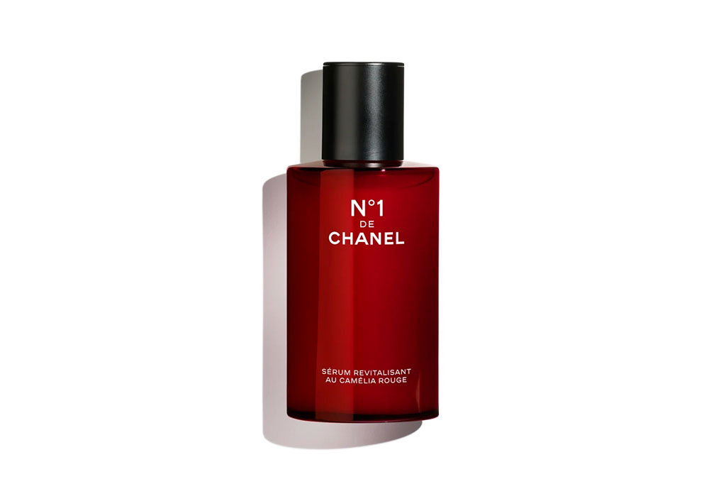 A bottle of perfume labeled as serum