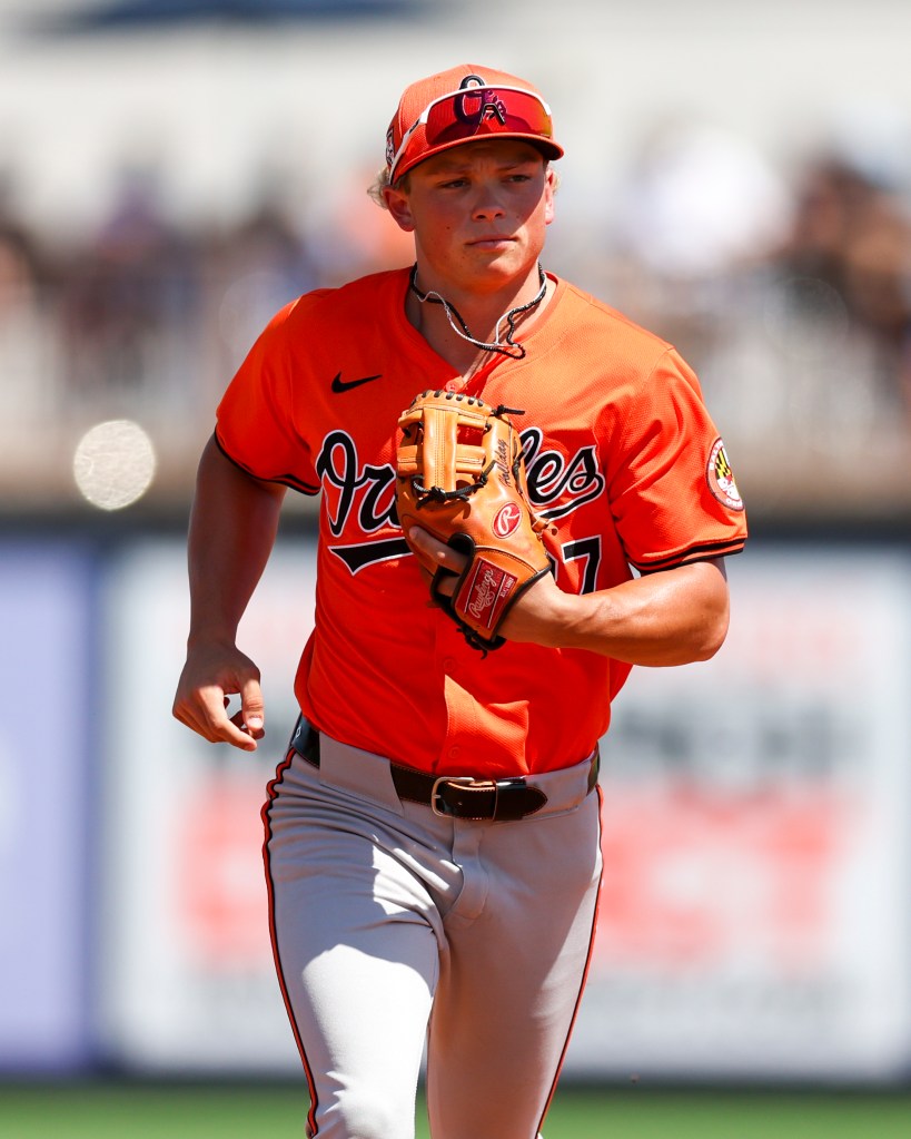 Baltimore Orioles shortstop Jackson Holliday