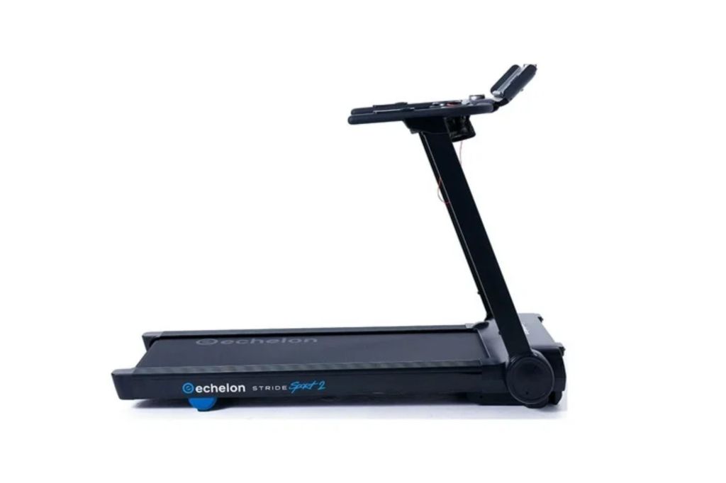 A compact treadmill