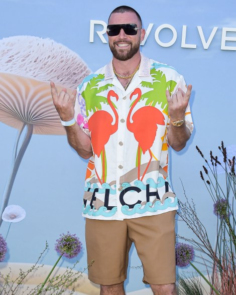 Travis Kelce attends Coachella Valley Music & Arts Festival