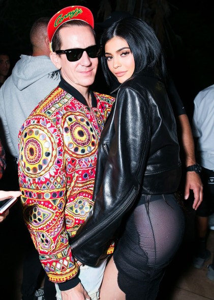 Jeremy Scott and Kylie Jenner attend Coachella Valley Music & Arts Festival