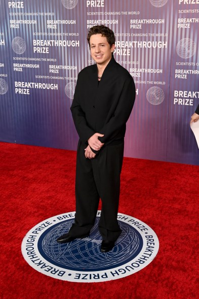 Charlie Puth attends the 10th Breakthrough Prize Ceremony