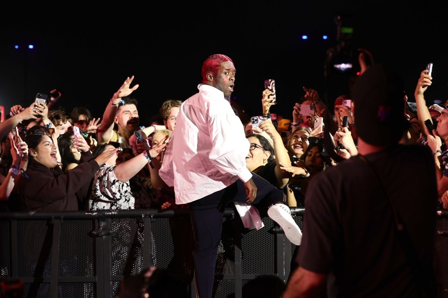 Lil Uzi Vert performs at the Coachella Stage during the 2024 Coachella Valley Music and Arts Festival at Empire Polo Club on April 12, 2024.