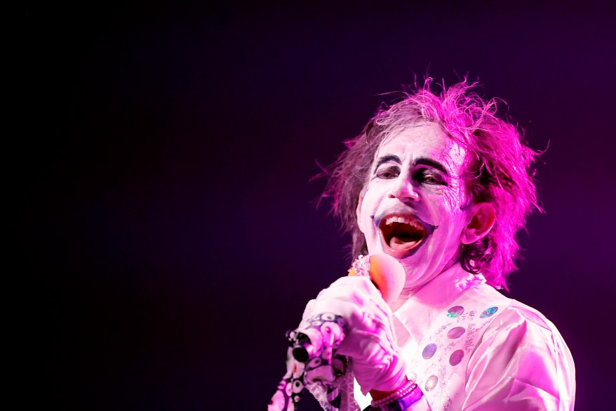 Keith "Monkey" Warren of The Adicts performs at the Sonora Tent during the 2024 Coachella Valley Music and Arts Festival at Empire Polo Club on April 13, 2024.