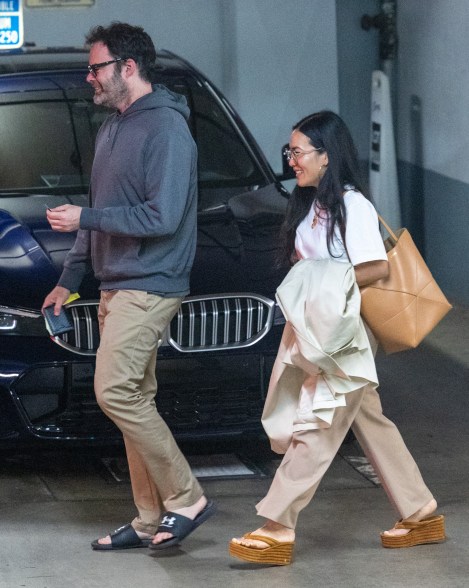 Bill Hader and Ali Wong were seen on a sushi date in Los Angeles