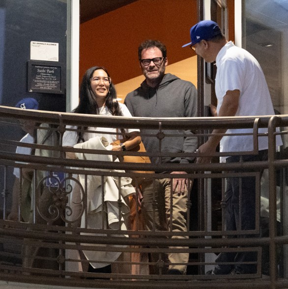 Bill Hader and Ali Wong were seen on a sushi date in Los Angeles