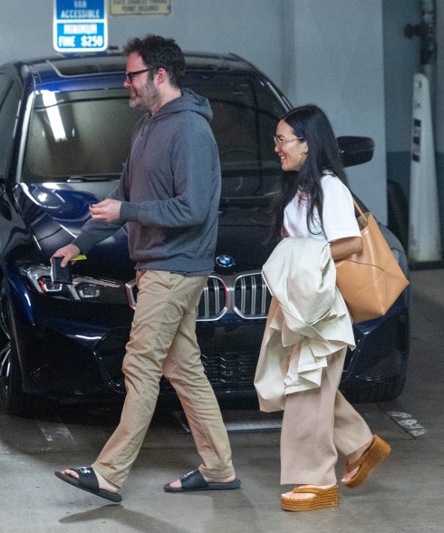 Bill Hader and Ali Wong were seen on a sushi date in Los Angeles