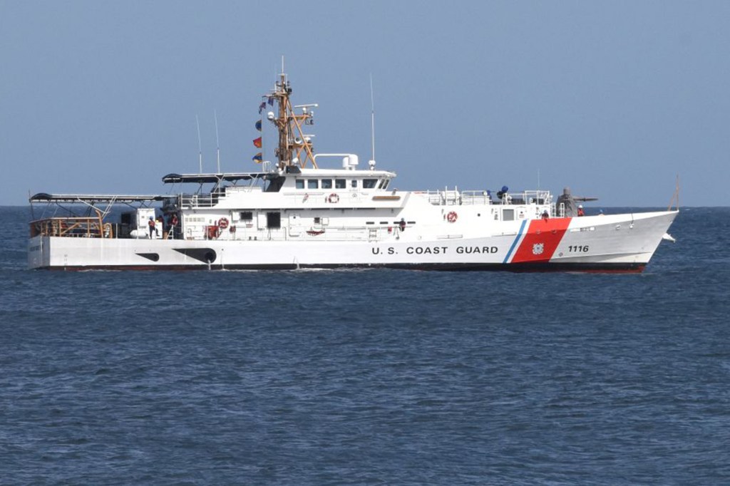 The U.S. Coast Guard Cutter Winslow Griesser,