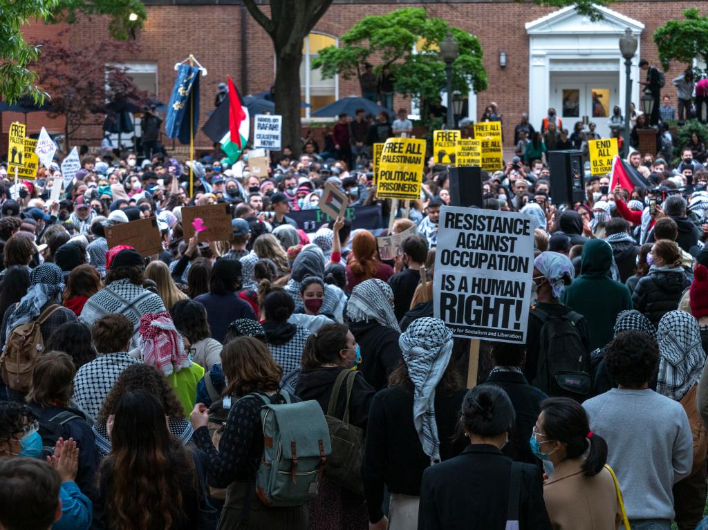 GWU protests.