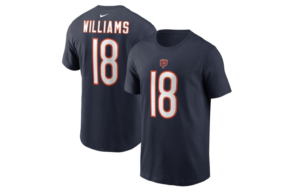 Caleb Williams Chicago Bears Nike 2024 NFL Draft First Round Pick Name & Number T-Shirt 