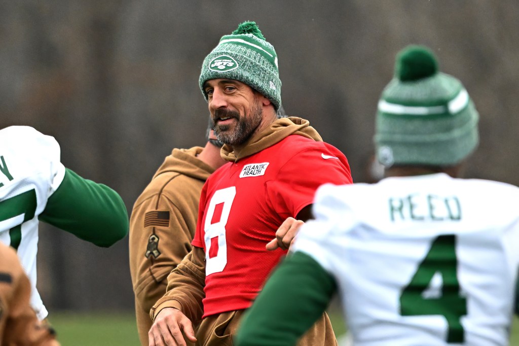 Aaron Rodgers was excited with the pick.