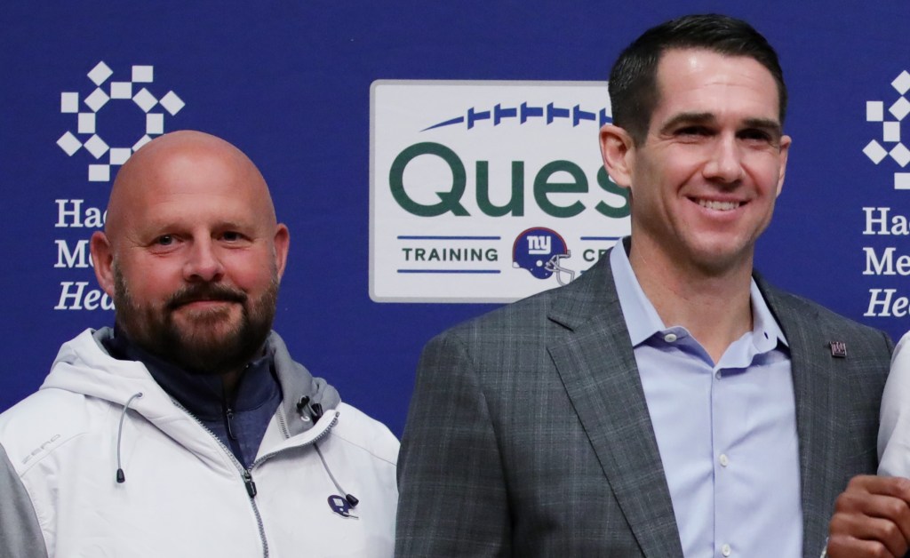 Brian Daboll (left) and Joe Schoen