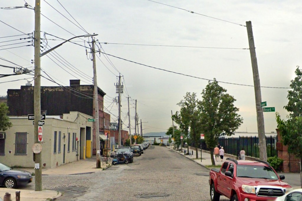 A photo of Conover Street in Brooklyn